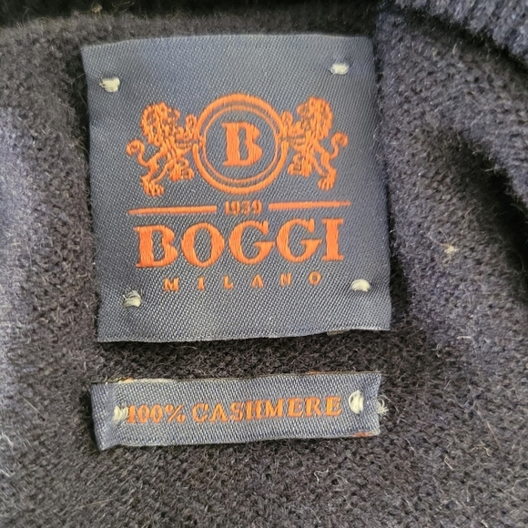 Boggi Milano Cashmere Turtleneck Sweater Size Medium - Picture 4 of 8